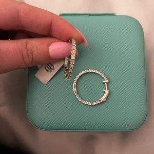 Effy new with tags diamond hoops